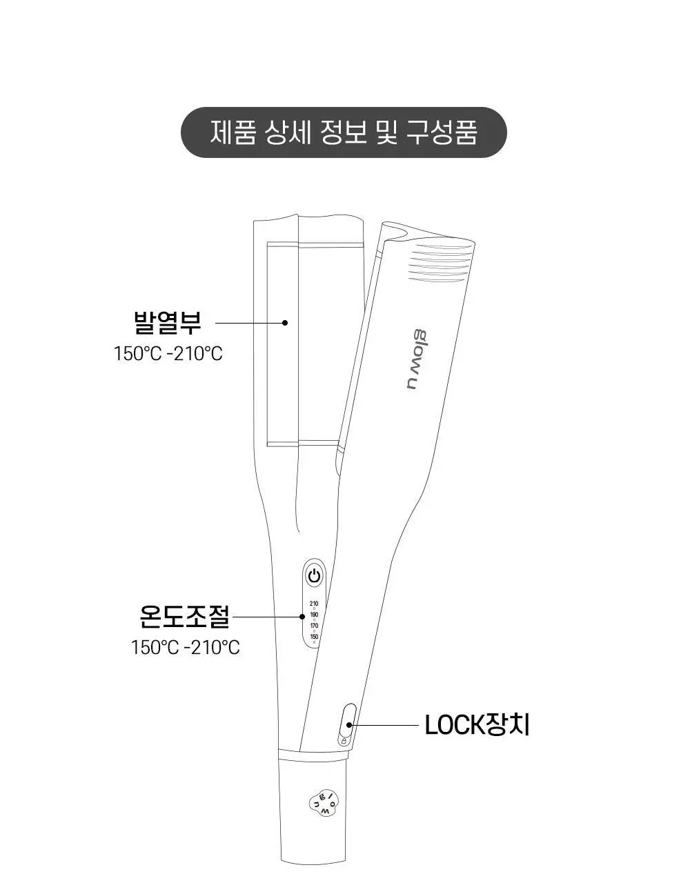 [히피/빈티지st.] 글로우유 딥유 물결고데기 32mm 마카롱 (+집게핀,롤집게) 상세페이지 19